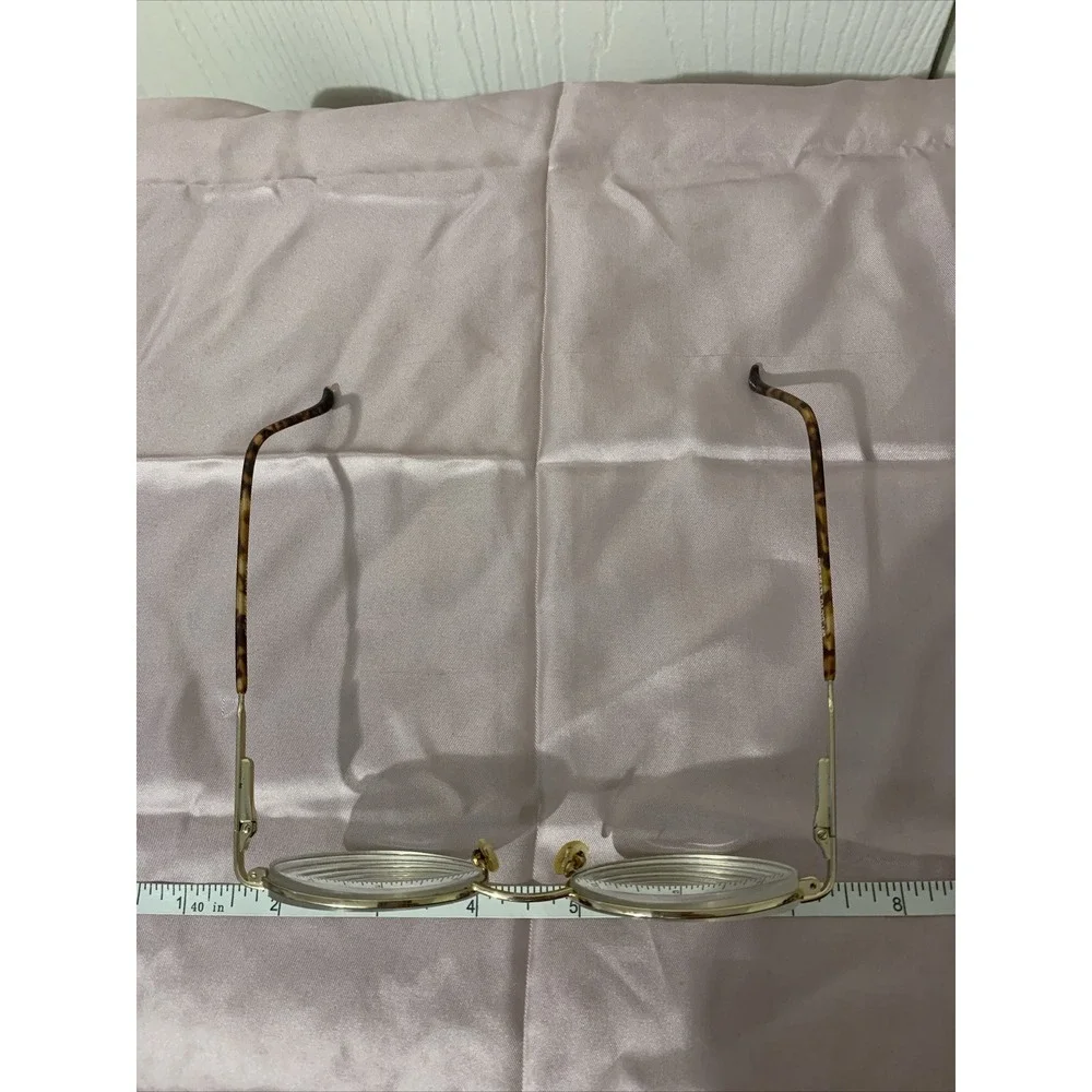 chelsea morgan eyeglasses Frames Full Rim Metal Tortoise Chelsea 75 DA/YG 140